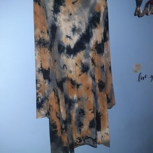 The dyed dress size large